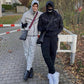 Men’s Zip Up Hooded Sports Tracksuit