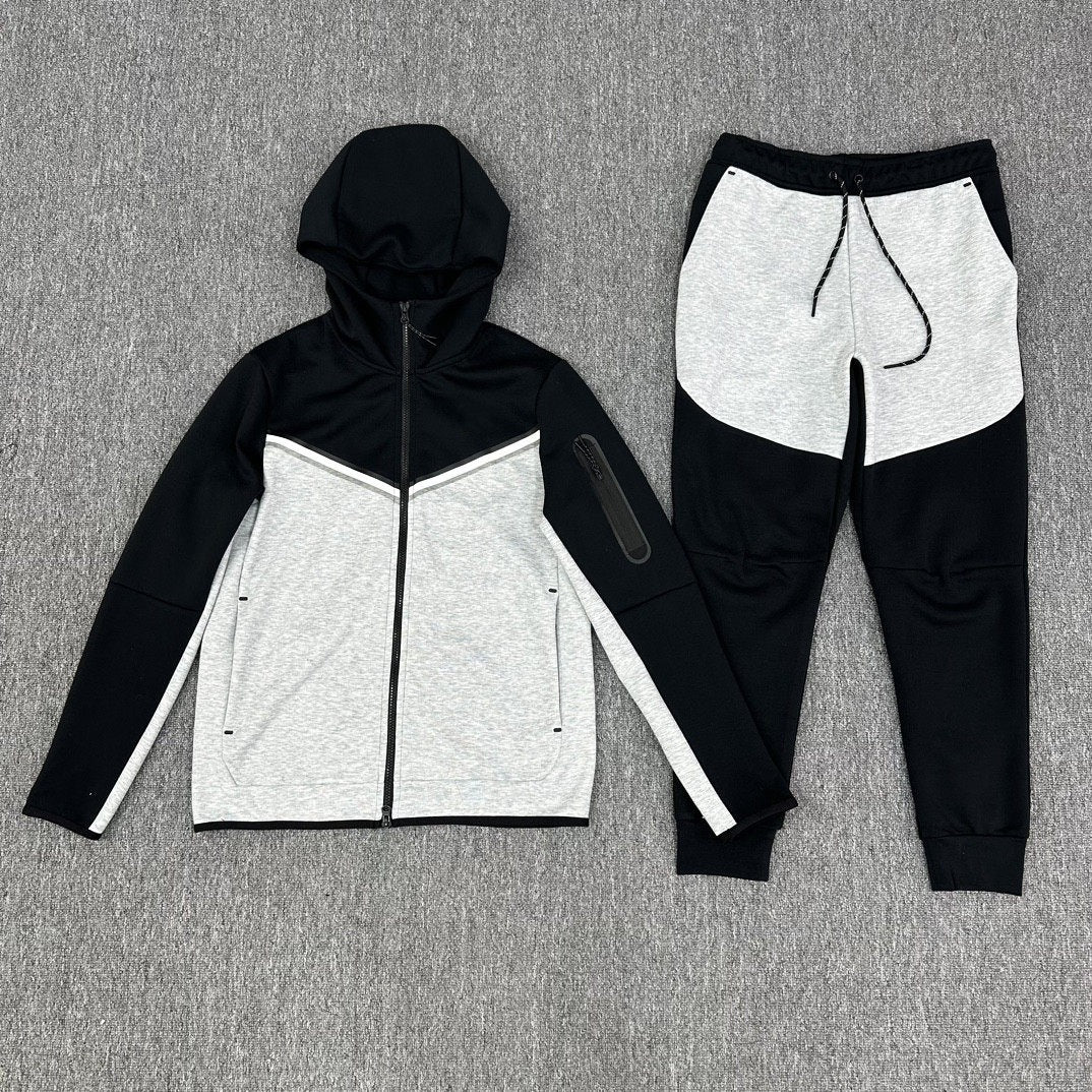 Men’s Zip Up Hooded Sports Tracksuit