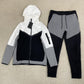 Men’s Zip Up Hooded Sports Tracksuit