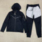 Men’s Zip Up Hooded Sports Tracksuit