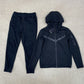 Men’s Zip Up Hooded Sports Tracksuit